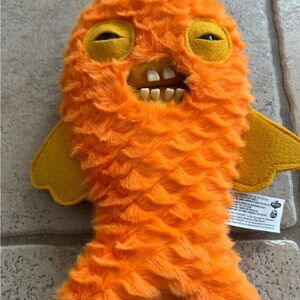 Fuggler Zuru Butt Ugly Pets 9 Inch Gold Fish Plush Toy Stuffie